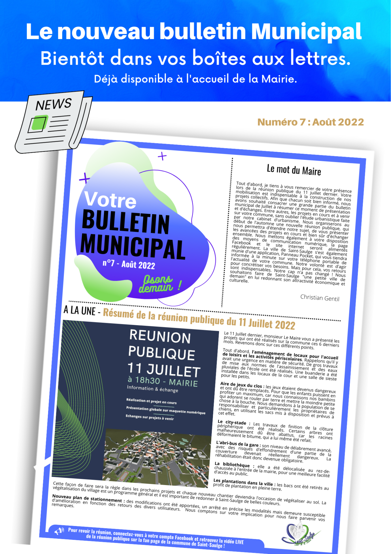 Bulletin Municipal SAINT SAULGE N°7